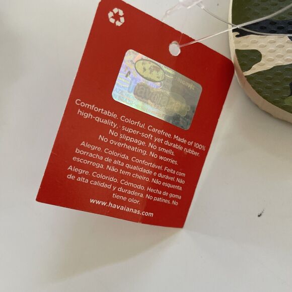 Havaianas‎ Sandals 4C Camo Toddler Kid's Baby Flip Flop NWT Unused - Picture 3 of 8